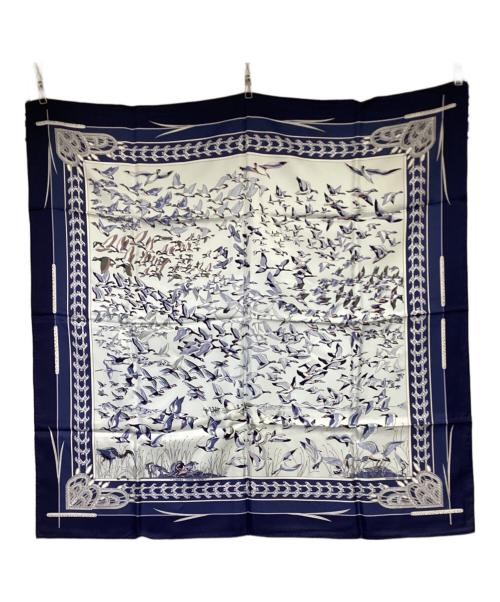 HERMES（エルメス）HERMES (エルメス) カレ90 Libres comme l'air（空は自由）スカーフの古着・服飾アイテム