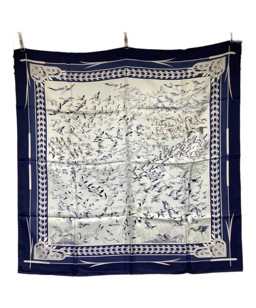 HERMES（エルメス）HERMES (エルメス) カレ90 Libres comme l'air（空は自由）スカーフの古着・服飾アイテム