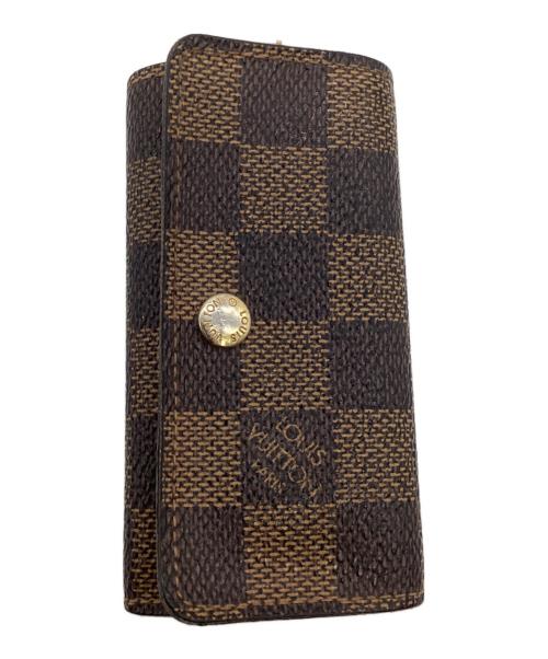 LOUIS VUITTON（ルイ ヴィトン）LOUIS VUITTON (ルイ ヴィトン) ダミエ ミュルティクレ4 キーケース ブラウンの古着・服飾アイテム