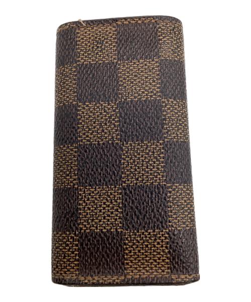 LOUIS VUITTON（ルイ ヴィトン）LOUIS VUITTON (ルイ ヴィトン) ダミエ ミュルティクレ4 キーケース ブラウンの古着・服飾アイテム