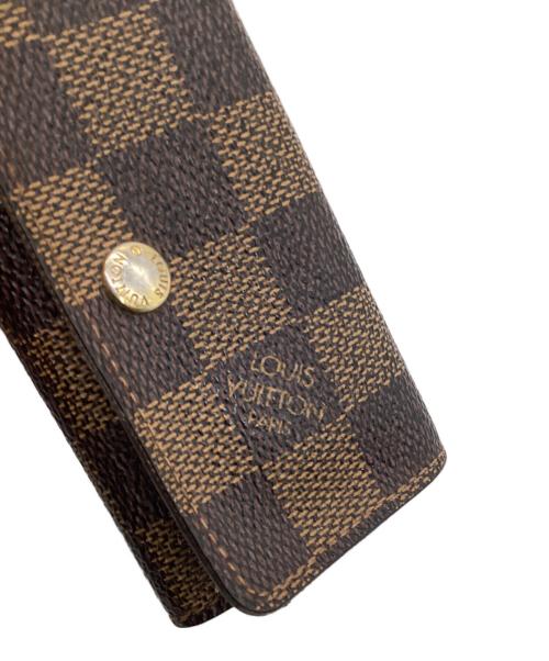 LOUIS VUITTON（ルイ ヴィトン）LOUIS VUITTON (ルイ ヴィトン) ダミエ ミュルティクレ4 キーケース ブラウンの古着・服飾アイテム