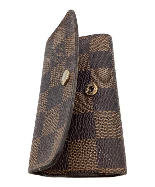 LOUIS VUITTON（ルイ ヴィトン）LOUIS VUITTON (ルイ ヴィトン) ダミエ ミュルティクレ4 キーケース ブラウンの古着・服飾アイテム
