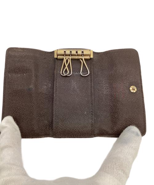 LOUIS VUITTON（ルイ ヴィトン）LOUIS VUITTON (ルイ ヴィトン) ダミエ ミュルティクレ4 キーケース ブラウンの古着・服飾アイテム