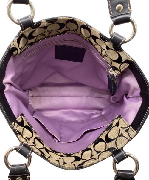 COACH（コーチ）COACH (コーチ) シグネチャー トートバッグ ブラックの古着・服飾アイテム