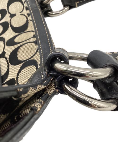 COACH（コーチ）COACH (コーチ) シグネチャー トートバッグ ブラックの古着・服飾アイテム