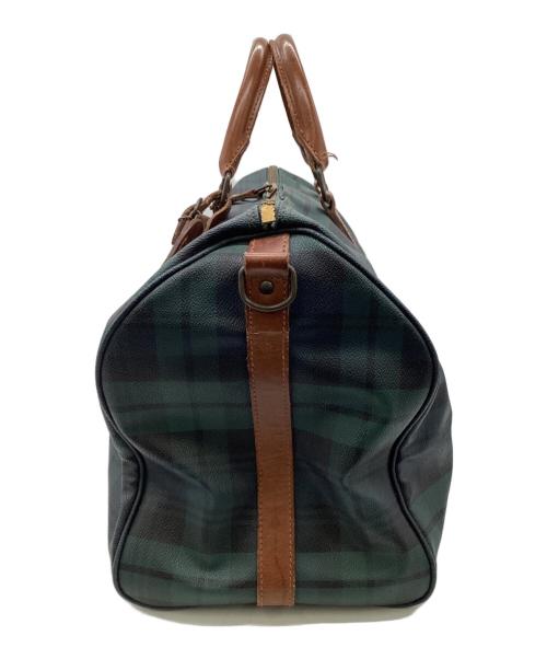 POLO RALPH LAUREN（ポロ・ラルフローレン）POLO RALPH LAUREN (ポロ・ラルフローレン) レザーボストンバッグ グリーンの古着・服飾アイテム