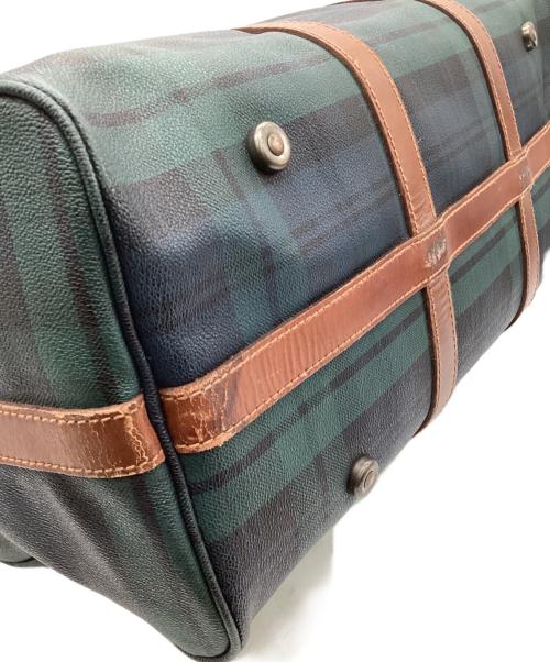 POLO RALPH LAUREN（ポロ・ラルフローレン）POLO RALPH LAUREN (ポロ・ラルフローレン) レザーボストンバッグ グリーンの古着・服飾アイテム