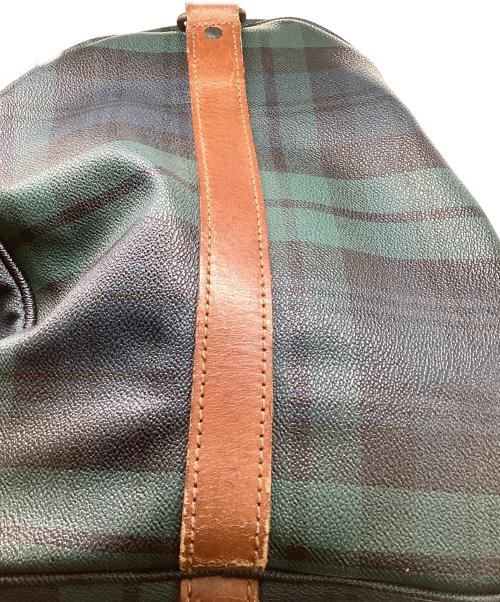 POLO RALPH LAUREN（ポロ・ラルフローレン）POLO RALPH LAUREN (ポロ・ラルフローレン) レザーボストンバッグ グリーンの古着・服飾アイテム