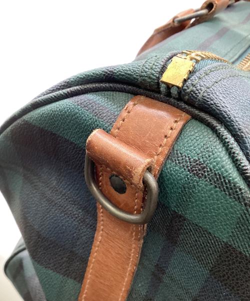 POLO RALPH LAUREN（ポロ・ラルフローレン）POLO RALPH LAUREN (ポロ・ラルフローレン) レザーボストンバッグ グリーンの古着・服飾アイテム