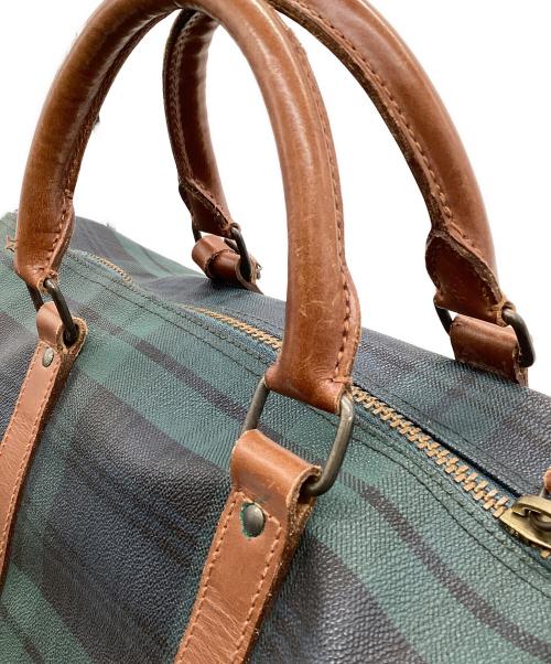 POLO RALPH LAUREN（ポロ・ラルフローレン）POLO RALPH LAUREN (ポロ・ラルフローレン) レザーボストンバッグ グリーンの古着・服飾アイテム