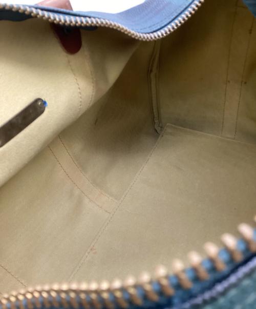 POLO RALPH LAUREN（ポロ・ラルフローレン）POLO RALPH LAUREN (ポロ・ラルフローレン) レザーボストンバッグ グリーンの古着・服飾アイテム