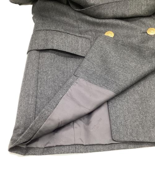 Aquascutum（アクアスキュータム）Aquascutum (アクアスキュータム) ダブルジャケット グレー サイズ:9の古着・服飾アイテム