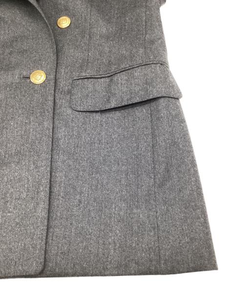 Aquascutum（アクアスキュータム）Aquascutum (アクアスキュータム) ダブルジャケット グレー サイズ:9の古着・服飾アイテム