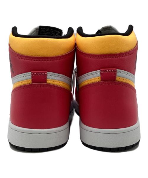 NIKE（ナイキ）NIKE (ナイキ) AIR JORDAN 1 RETRO HIGH OG（エア ジョーダン 1 レトロ ハイ オリジナル）スニーカー ピンク×イエロー サイズ:US10.5（28.5㎝）の古着・服飾アイテム