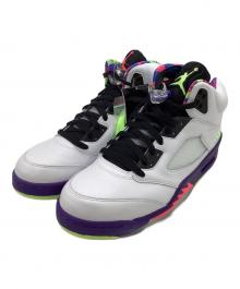 NIKE（ナイキ）の古着「AIR JJORDAN 5 RETRO（エア ジョーダン 5 レトロ）スニーカー」｜ホワイト×パープル
