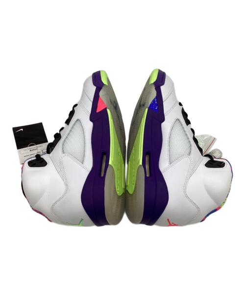 NIKE（ナイキ）NIKE (ナイキ) AIR JJORDAN 5 RETRO（エア ジョーダン 5 レトロ）スニーカー ホワイト×パープル サイズ:28.5㎝の古着・服飾アイテム
