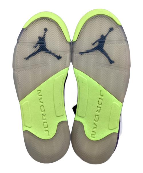 NIKE（ナイキ）NIKE (ナイキ) AIR JJORDAN 5 RETRO（エア ジョーダン 5 レトロ）スニーカー ホワイト×パープル サイズ:28.5㎝の古着・服飾アイテム