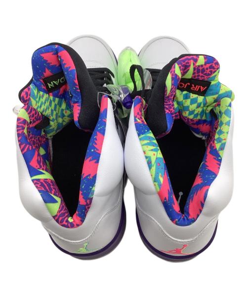 NIKE（ナイキ）NIKE (ナイキ) AIR JJORDAN 5 RETRO（エア ジョーダン 5 レトロ）スニーカー ホワイト×パープル サイズ:28.5㎝の古着・服飾アイテム