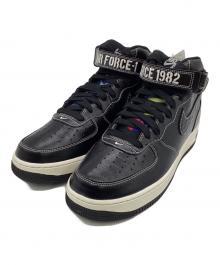 NIKE（ナイキ）の古着「AIR FORCE 1 MID '07 LX（エアフォース 1 ミッド ’07 LX）スニーカー」｜ブラック