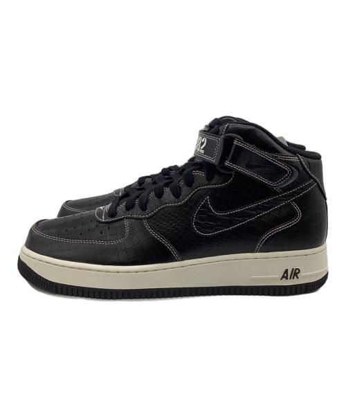 NIKE（ナイキ）NIKE (ナイキ) AIR FORCE 1 MID '07 LX（エアフォース 1 ミッド ’07 LX）スニーカー ブラック サイズ:US10.5（28.5㎝）の古着・服飾アイテム