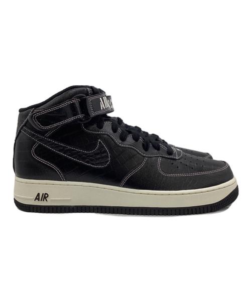 NIKE（ナイキ）NIKE (ナイキ) AIR FORCE 1 MID '07 LX（エアフォース 1 ミッド ’07 LX）スニーカー ブラック サイズ:US10.5（28.5㎝）の古着・服飾アイテム