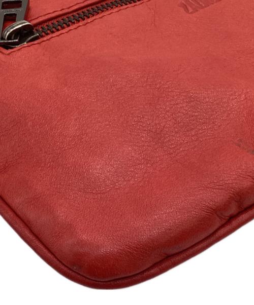 Zadig&Voltaire（ザディグエヴォルテール）Zadig&Voltaire (ザディグエヴォルテール) ROCK レザーショルダーバッグ レッドの古着・服飾アイテム