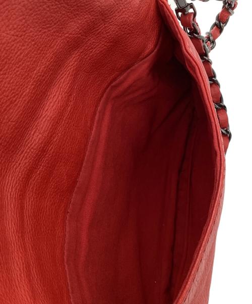 Zadig&Voltaire（ザディグエヴォルテール）Zadig&Voltaire (ザディグエヴォルテール) ROCK レザーショルダーバッグ レッドの古着・服飾アイテム