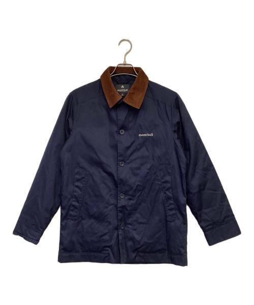 mont-bell（モンベル）mont-bell (モンベル) キャンバスカントリーダウンジャケット ネイビー サイズ:Sの古着・服飾アイテム