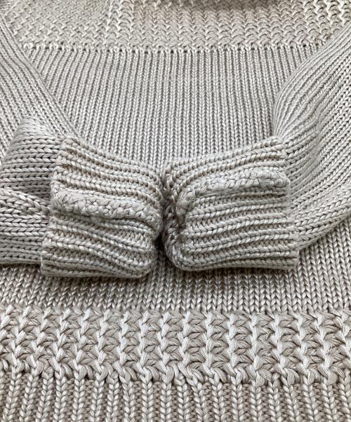 LAUREN RALPH LAUREN（ローレンラルフローレン）LAUREN RALPH LAUREN (ローレンラルフローレン) 厚手ニット ベージュ サイズ:Sの古着・服飾アイテム