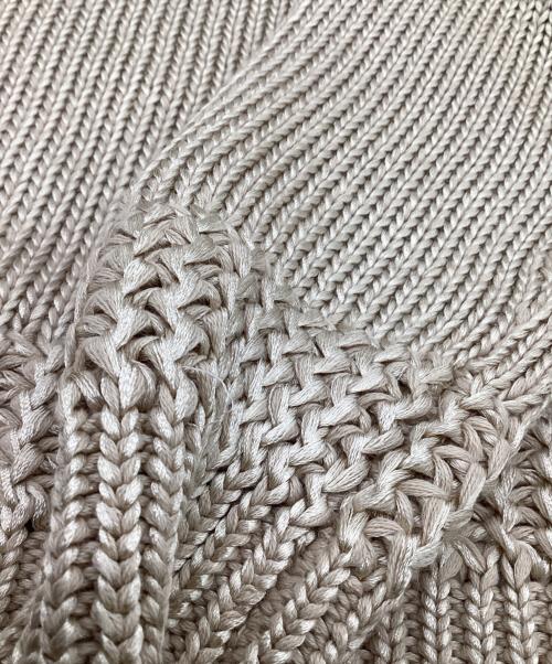 LAUREN RALPH LAUREN（ローレンラルフローレン）LAUREN RALPH LAUREN (ローレンラルフローレン) 厚手ニット ベージュ サイズ:Sの古着・服飾アイテム