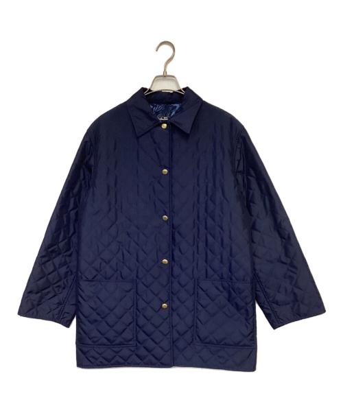 Salvatore Ferragamo（サルヴァトーレ フェラガモ）Salvatore Ferragamo (サルヴァトーレ フェラガモ) キルティングコート ネイビー サイズ:Mの古着・服飾アイテム