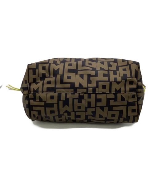 LONGCHAMP（ロンシャン）LONGCHAMP (ロンシャン) Le Pliage Nylon neo Shoulder Bag（ル プリアージュ ナイロン ネオ ショルダーバッグ） ブラック×カーキの古着・服飾アイテム