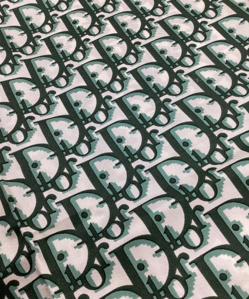 Christian Dior（クリスチャン ディオール）Christian Dior (クリスチャン ディオール) スカーフ グリーン×ホワイトの古着・服飾アイテム