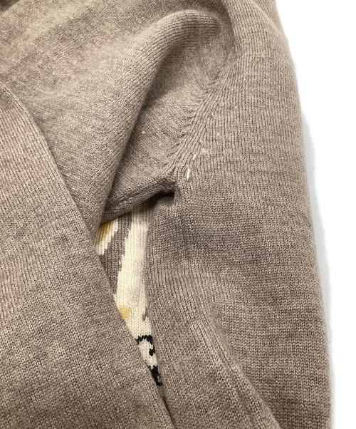 Christian Dior MONSIEUR（クリスチャンディオールムッシュ）Christian Dior MONSIEUR (クリスチャンディオールムッシュ) ウールニット ブラウン サイズ:Lの古着・服飾アイテム