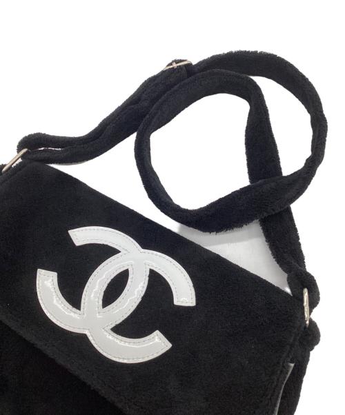 PRECISION CHANEL（プレシジョン シャネル）PRECISION CHANEL (プレシジョン シャネル) ノベルティ  ショルダーバッグ ブラック×ホワイトの古着・服飾アイテム