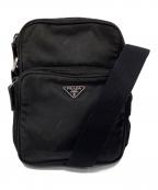 PRADAプラダ）の古着「ナイロンショルダーポーチ」｜ブラック