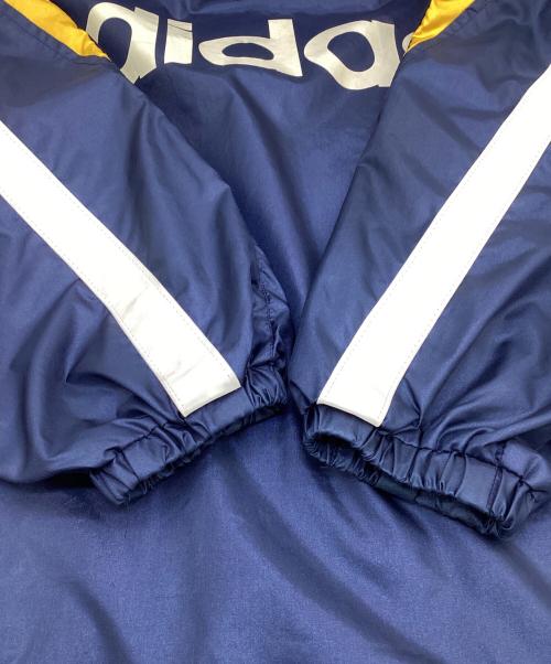 adidas（アディダス）adidas (アディダス) ナイロン トラック セットアップ ネイビー×イエロー サイズ:M-Lの古着・服飾アイテム