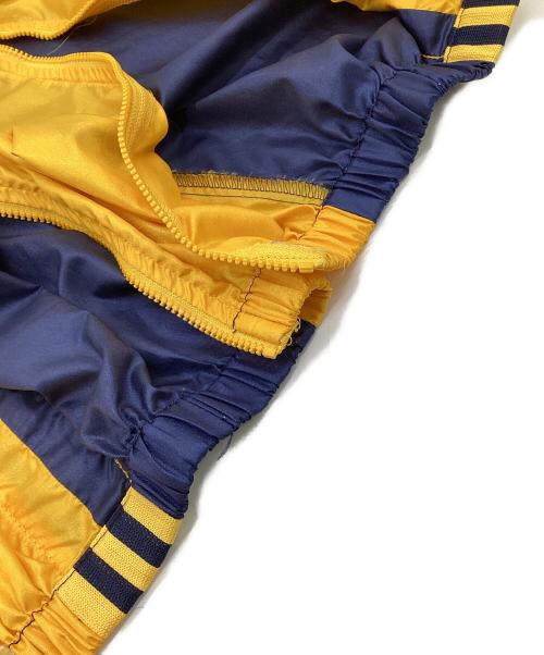 adidas（アディダス）adidas (アディダス) ナイロン トラック セットアップ ネイビー×イエロー サイズ:M-Lの古着・服飾アイテム