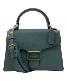 COACH（コーチ）の古着「ペッパーサッチェル 2WAYバッグ」｜ブルー