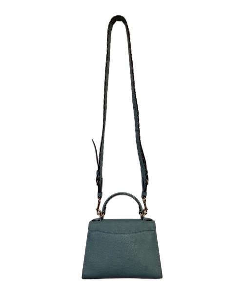 COACH（コーチ）COACH (コーチ) ペッパーサッチェル 2WAYバッグ ブルーの古着・服飾アイテム