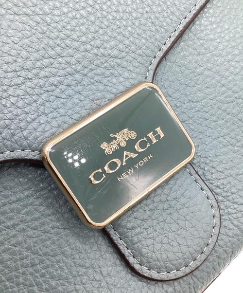 COACH（コーチ）COACH (コーチ) ペッパーサッチェル 2WAYバッグ ブルーの古着・服飾アイテム