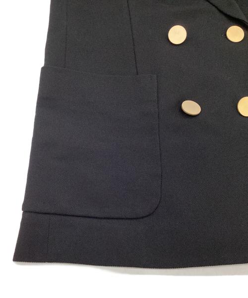 allureville（アルアバイル）allureville (アルアバイル) メッシュジャケット ブラック サイズ:2の古着・服飾アイテム