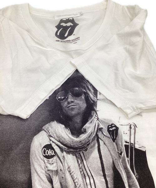 Thee Hysteric XXX（ジィ ヒステリックトリプルエックス）Thee Hysteric XXX (ジィ ヒステリックトリプルエックス) ROLLING STONES (ローリングストーンズ) 半袖Tシャツ ホワイト サイズ:Sの古着・服飾アイテム