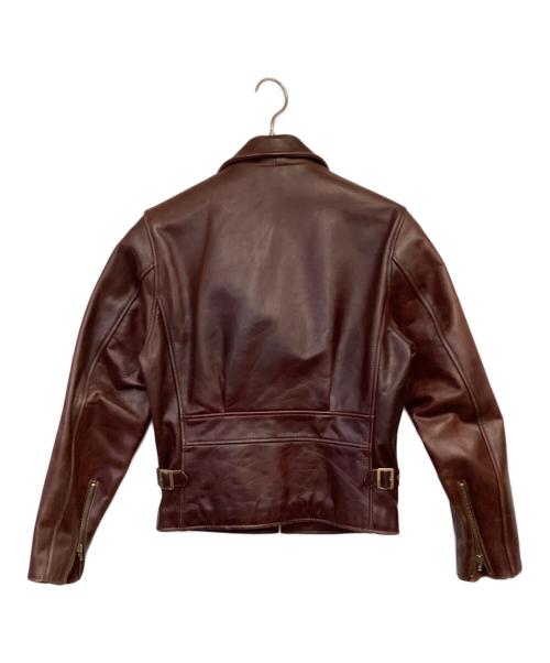 B-McCOY'S（ビーマッコイズ）B-McCOY'S (ビーマッコイズ) レザージャケット ブラウン サイズ:34の古着・服飾アイテム