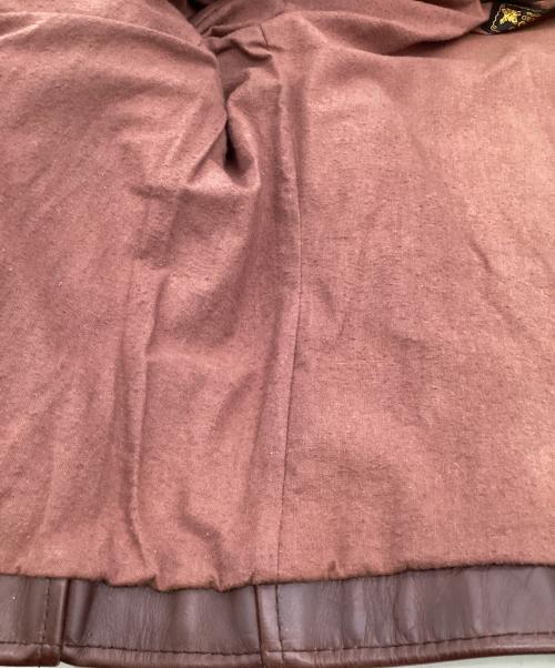 B-McCOY'S（ビーマッコイズ）B-McCOY'S (ビーマッコイズ) レザージャケット ブラウン サイズ:34の古着・服飾アイテム