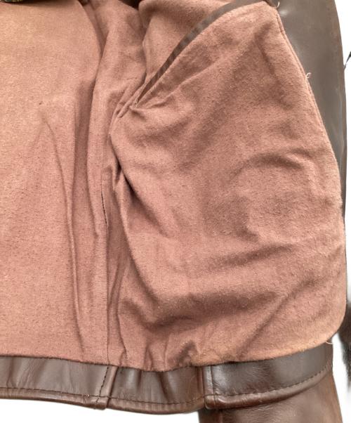 B-McCOY'S（ビーマッコイズ）B-McCOY'S (ビーマッコイズ) レザージャケット ブラウン サイズ:34の古着・服飾アイテム