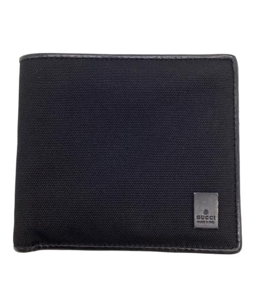 GUCCI（グッチ）GUCCI (グッチ) 2つ折り財布 ブラックの古着・服飾アイテム