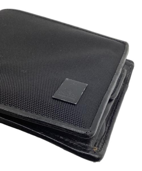 GUCCI（グッチ）GUCCI (グッチ) 2つ折り財布 ブラックの古着・服飾アイテム