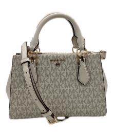 MICHAEL KORS（マイケル・コース）の古着「MARILYN（マリリン）スモールロゴ 2WAYバッグ」｜アイボリー