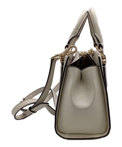 MICHAEL KORS（マイケル・コース）MICHAEL KORS (マイケル・コース) MARILYN（マリリン）スモールロゴ 2WAYバッグ アイボリーの古着・服飾アイテム